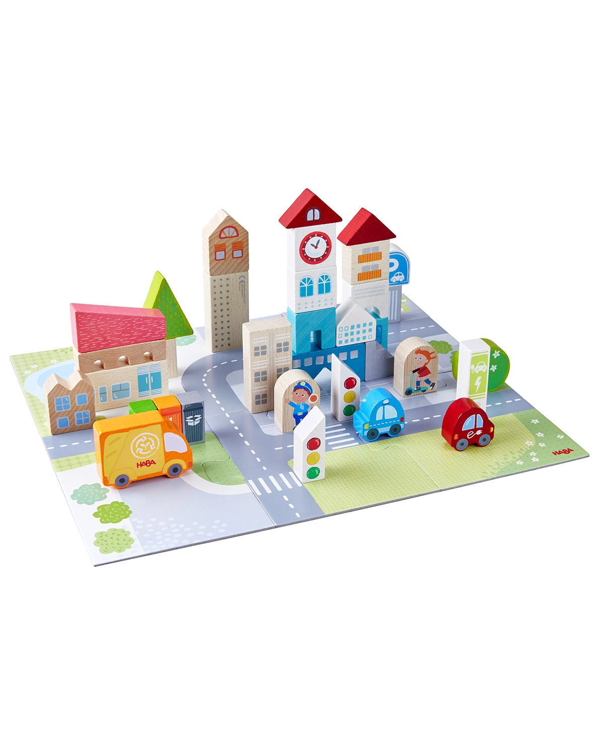 Spielwelt-Puzzle STADTLEBEN 40-teilig