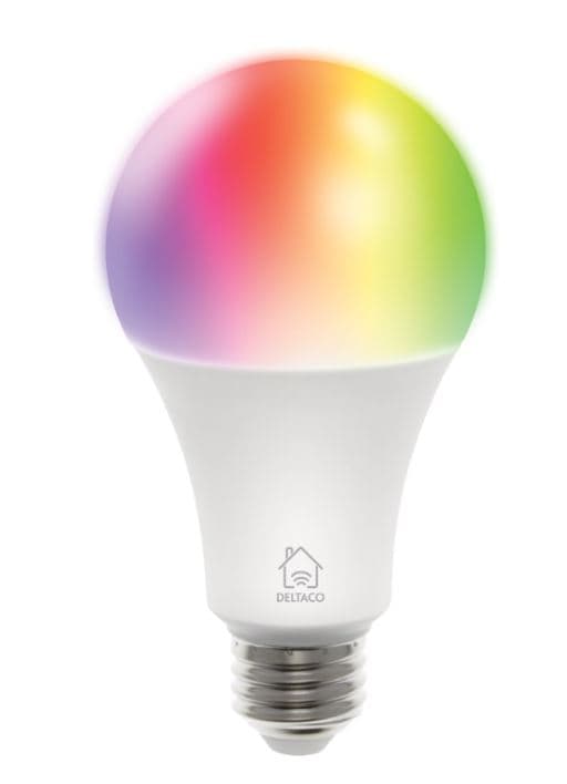 DELTACO SMART HOME Startpakke med støpsel, kamera og RGB-lampe