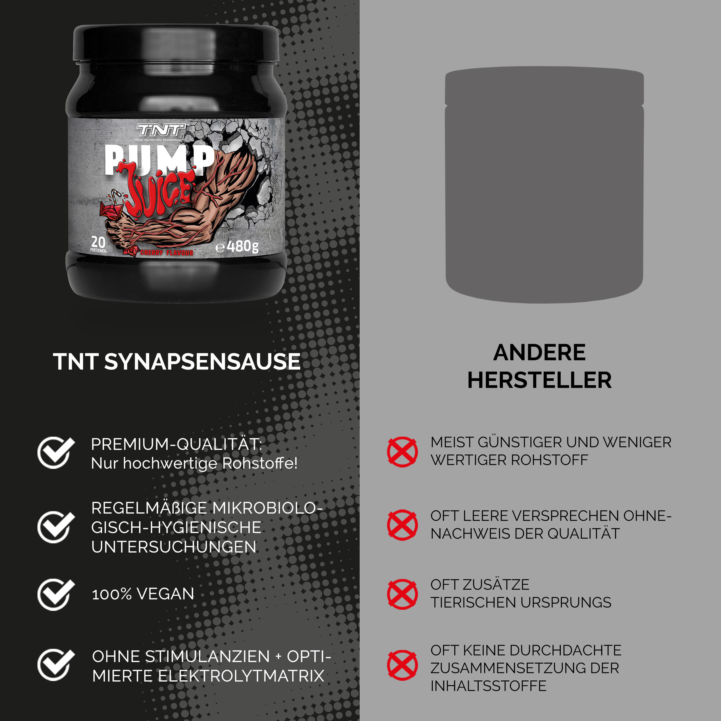 TNT Pump Juice Pump-Booster ohne Koffein