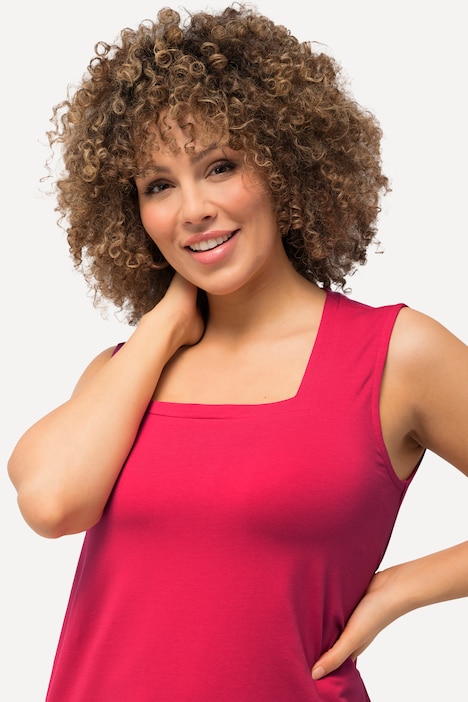 Longtop, Classic Fit, Carree-Ausschnitt, ärmellos