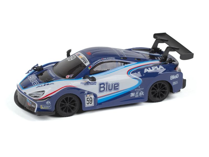 TEC-TOY Auto McLaren 720S GT3 Blau, 1:24 Ferngesteuerter Sportwagen für Kinder ab 6 Jahren