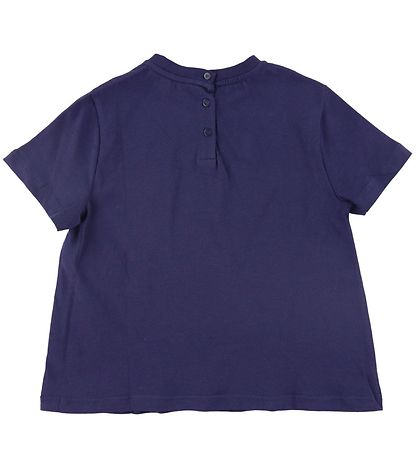 Emporio Armani T-Shirt - Blu Mora m. Print