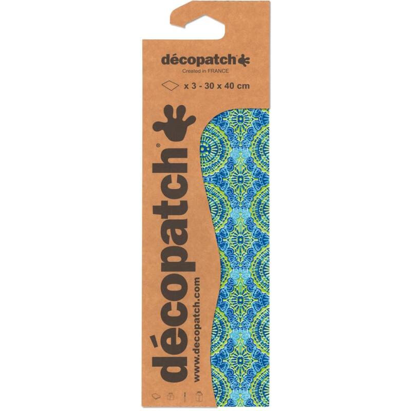 Pochette 3 Feuilles Identiques Ref 388 - Vert