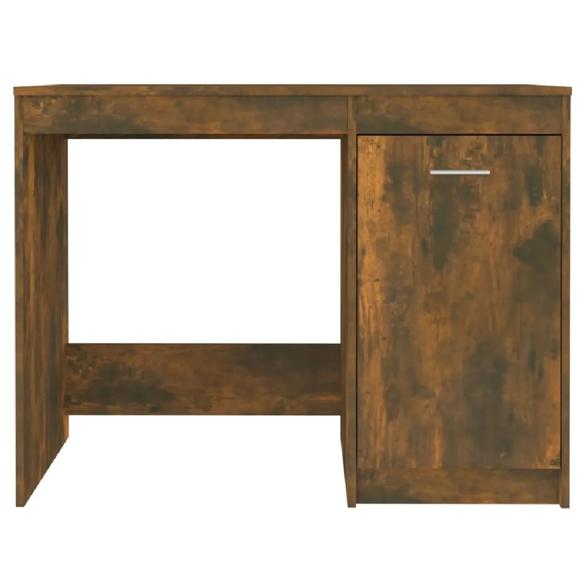 vidaXL Bureau chêne fumé