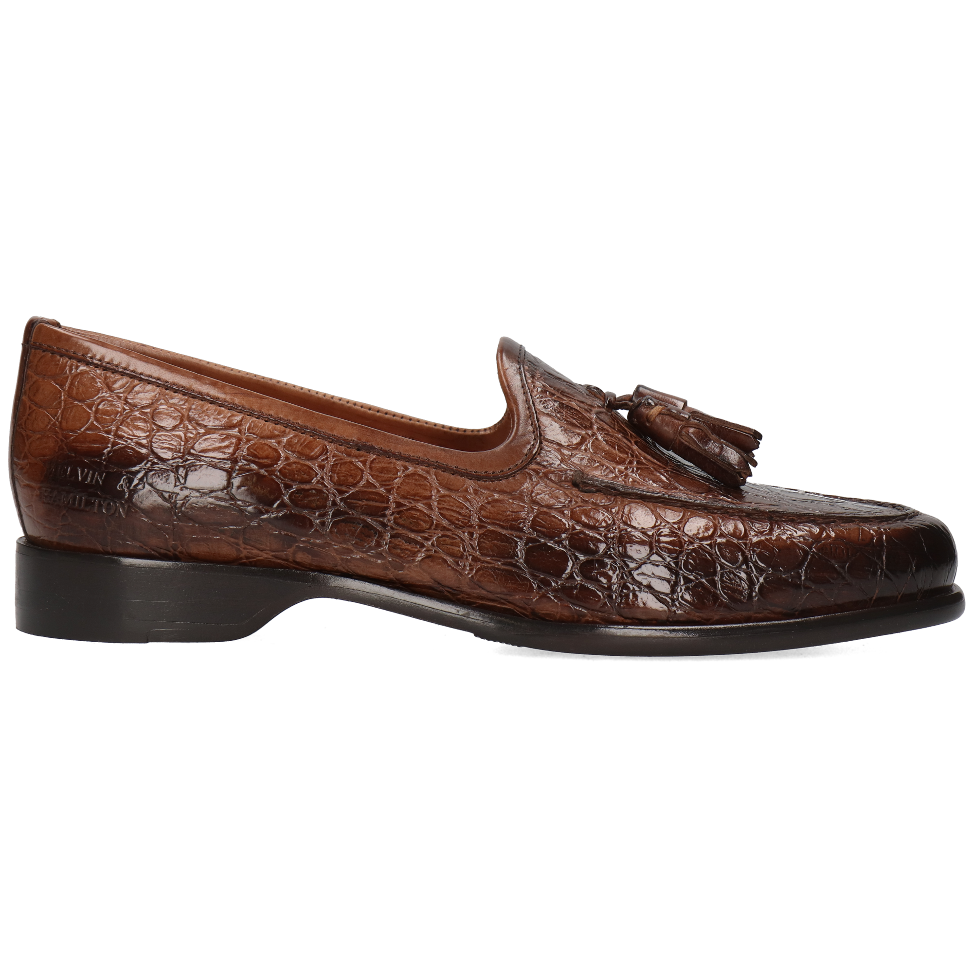 GIANNA 6 - Mocassins à talon plat | Marron