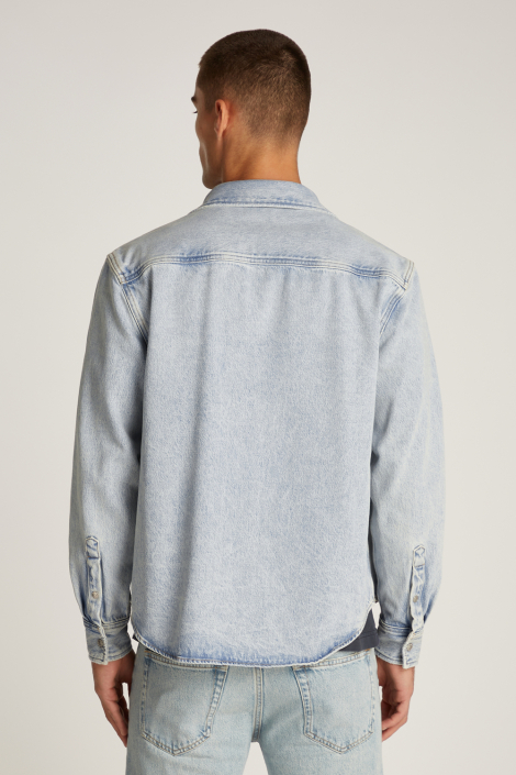 Calvin Klein blauwe heren overhemd