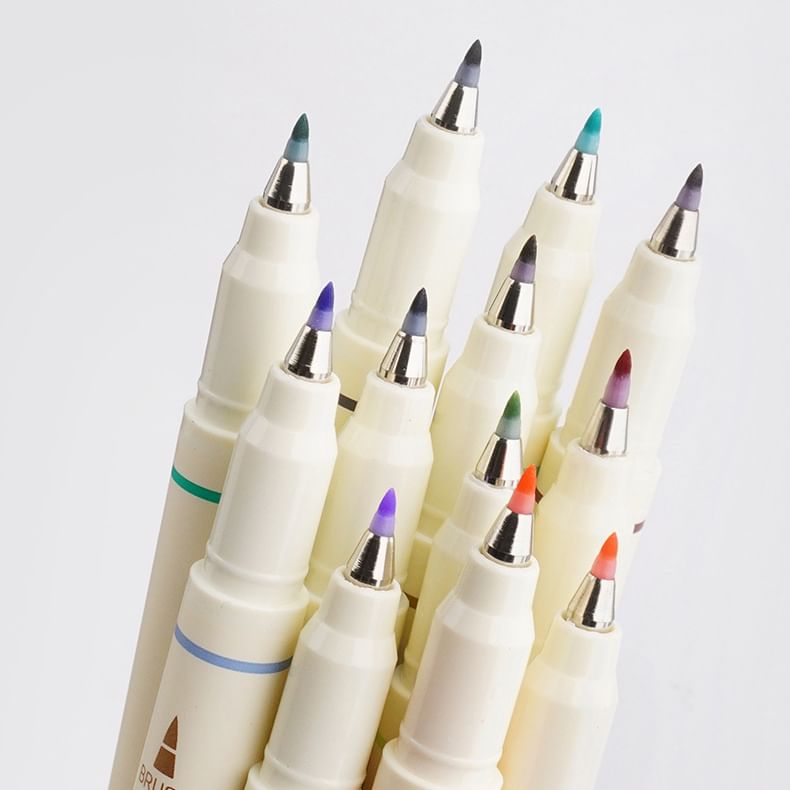 Yogow - Set van 3: Kleurpenseel (verschillende ontwerpen)