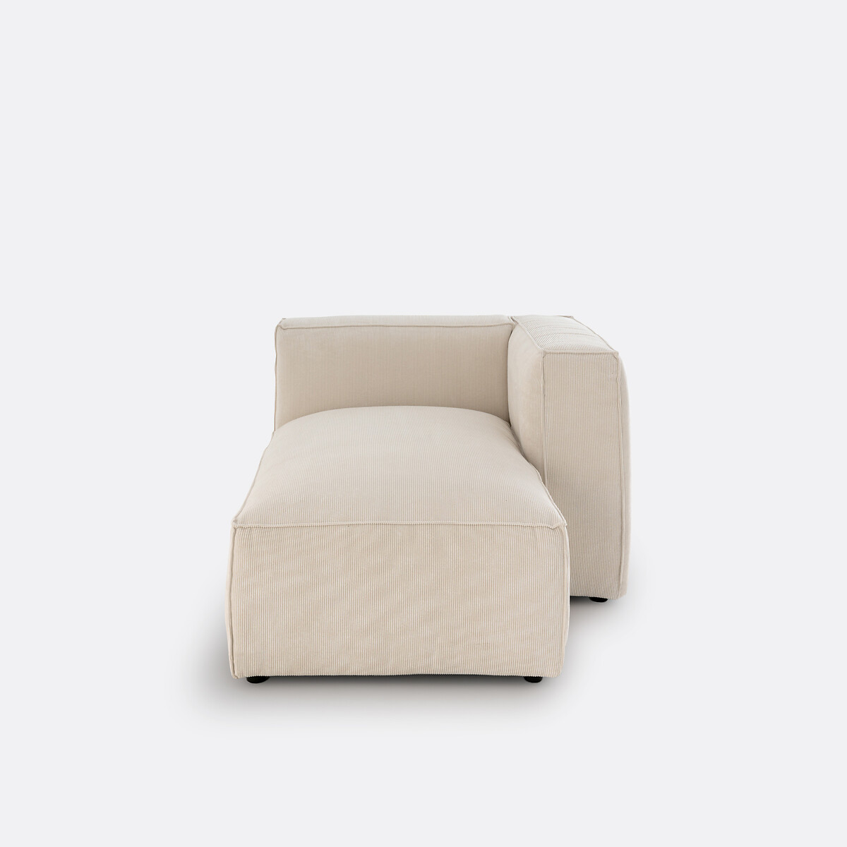 LA REDOUTE INTERIORS<br>Poltrona modular de veludo canelado, Seven