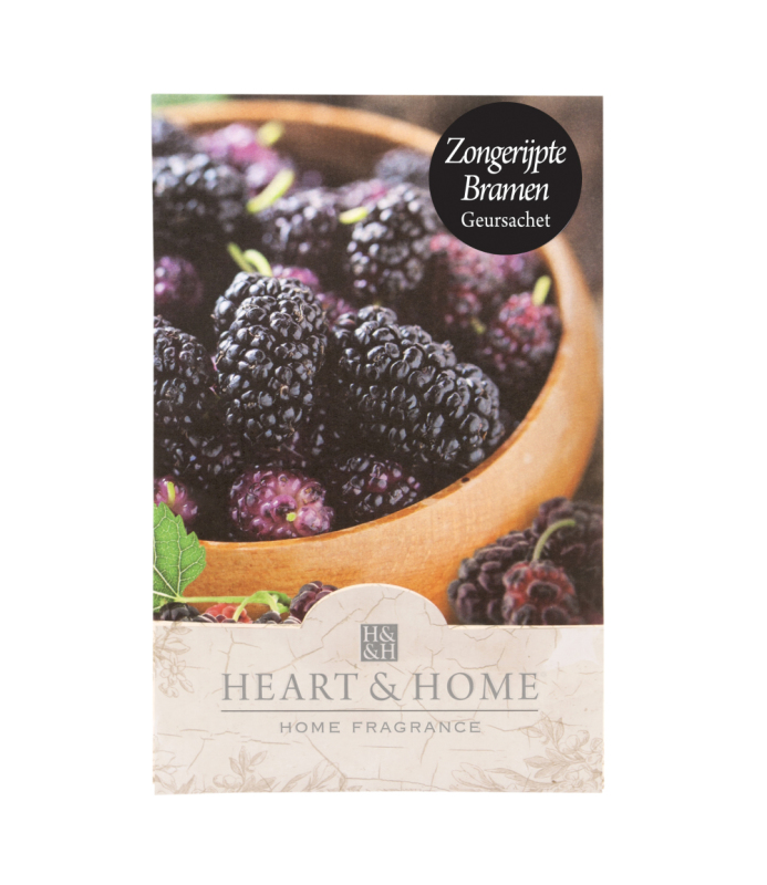 Heart & Home Geursachet - Zongerijpte Bramen 1st