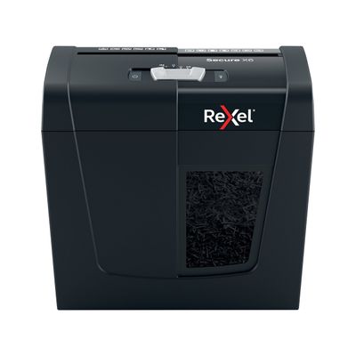 Rexel Secure X6 - destructeur de documents coupe croisée - 6 feuilles - Corbeille 10 litres