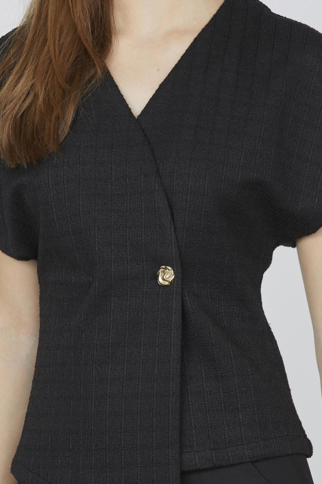 SisterS point zwarte dames vest