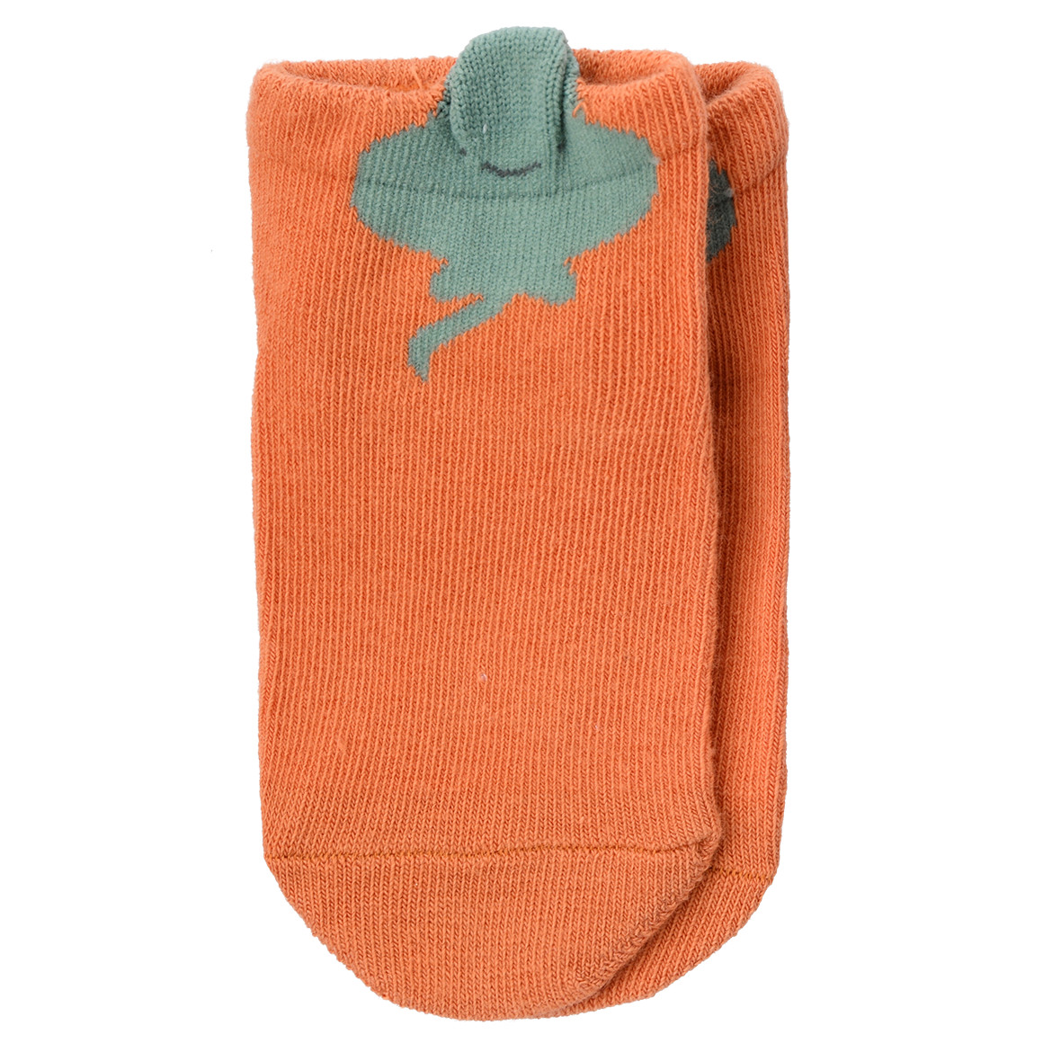 Topomini 3 Paar Baby Sneaker-Socken mit Tier-Motiven hellblau / orange / helltürkis