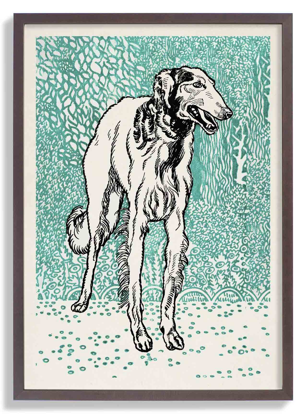 Windhund Nr. 3 von Moritz Jung