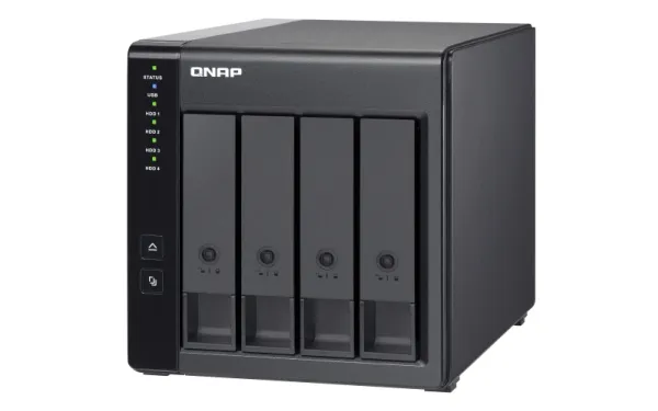 QNAP TR-004 - Harddisk-array - 0 TB - 4 bays (SATA-300) - USB 3.2 Gen 1 (ekstern)
