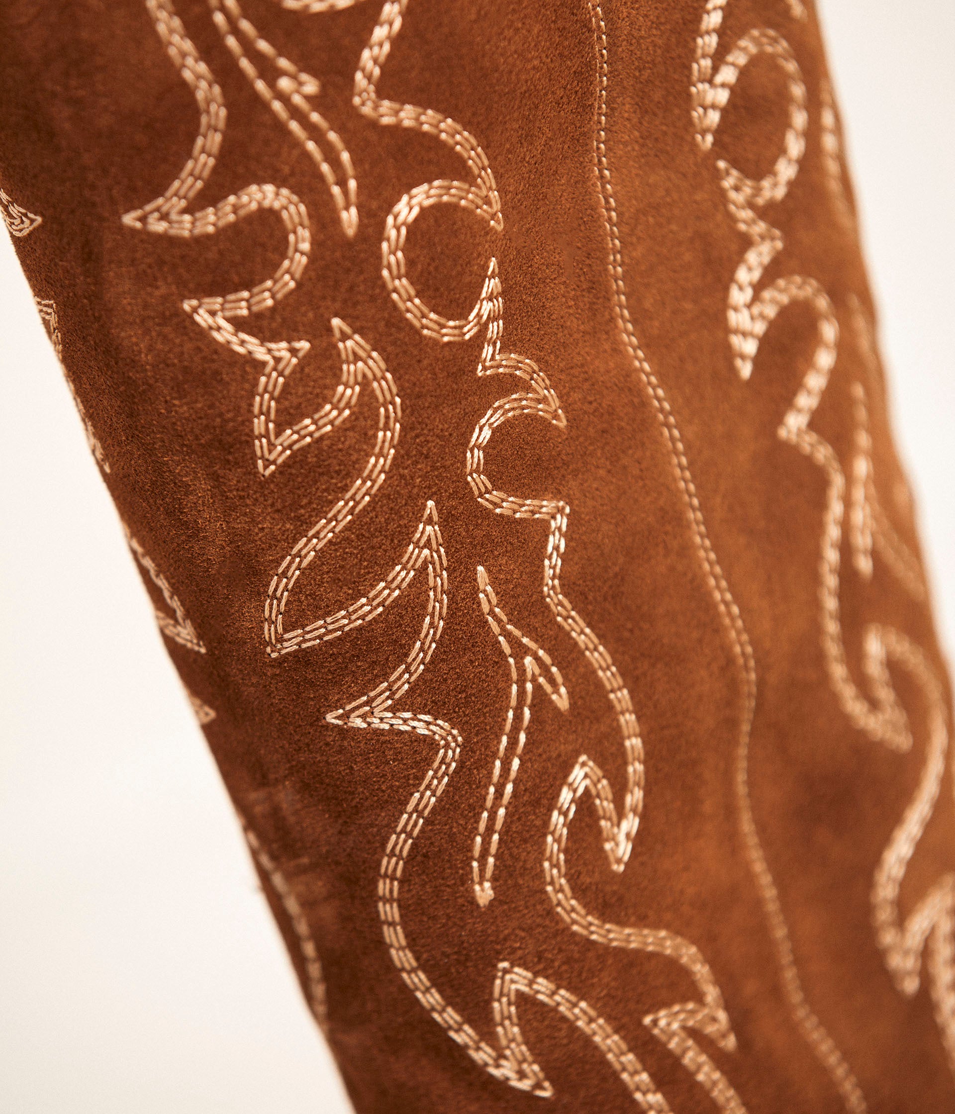 Santiags velours tabac Tokyo