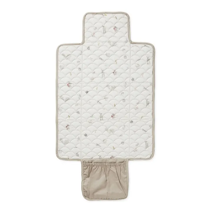 Cam Cam Matelas à langer de voyage en coton bio | Beige