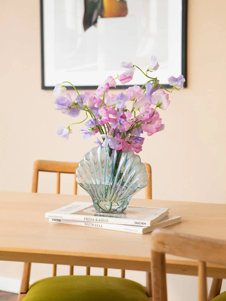 Doiy  Seashell vase - blå