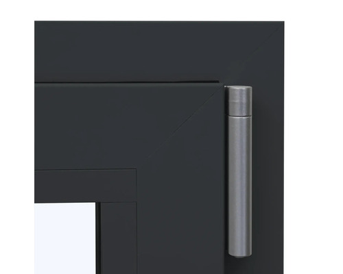 ARON Ternum aluminium raam RAL 7016 antracietgrijs, enkelvleugelig (kiep-draai), 1200x900 mm, DIN links