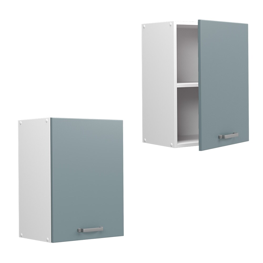 Vicco Hängeschrank Küchenschrank R-Line Solid Weiß Blau Grau 45 cm modern