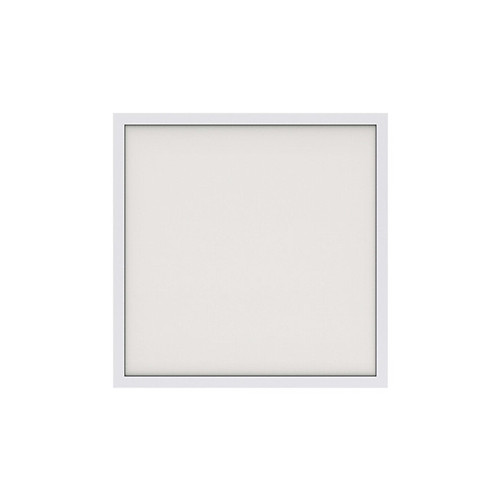 Panneau lumineux Wundt LED intégrée variation de blancs IP20 dimmable 5000lm 36W L.60xl.60xH.3,2cm blanc GoodHome