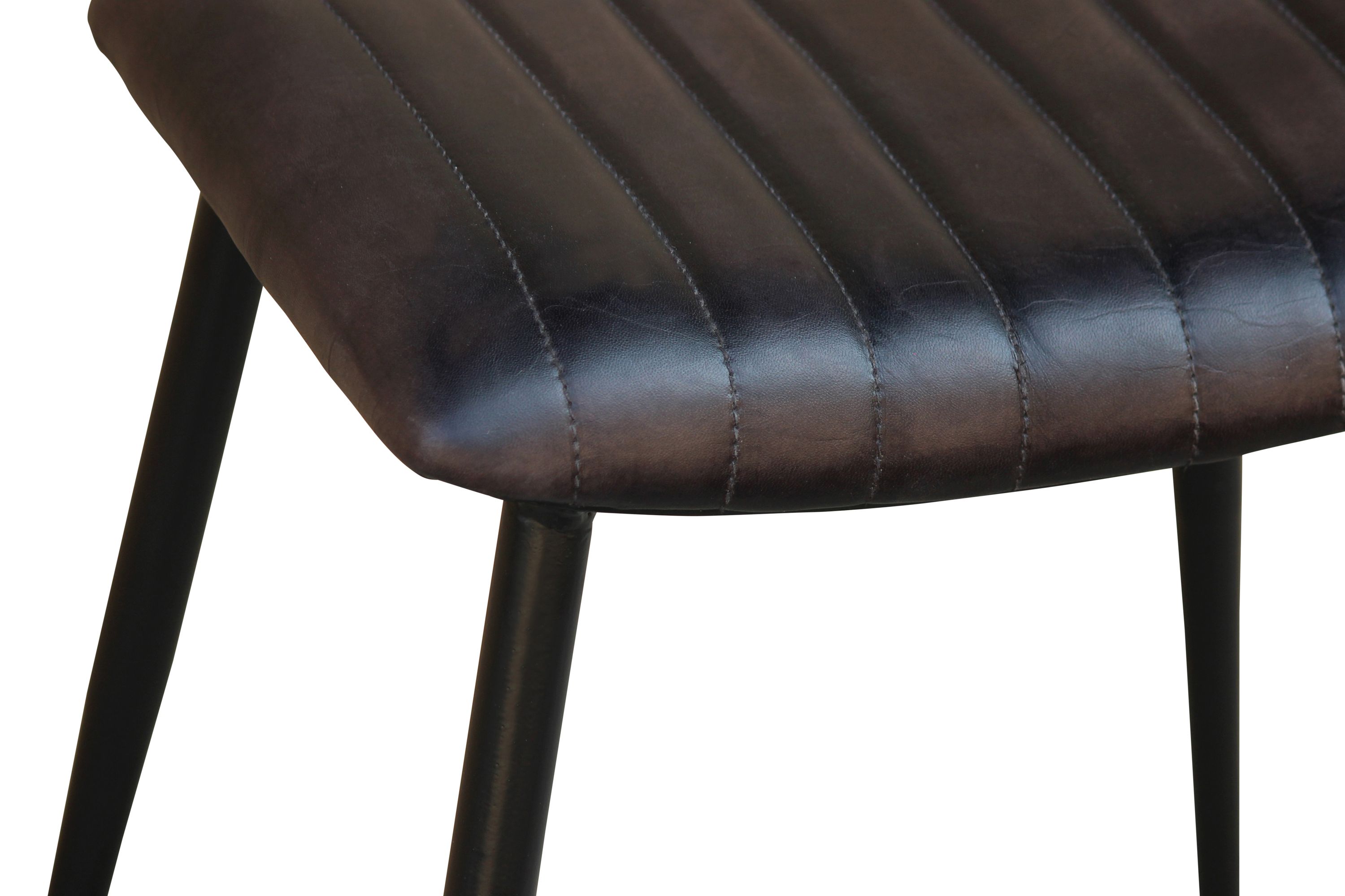 Hocker Leder Vintage MAELLE