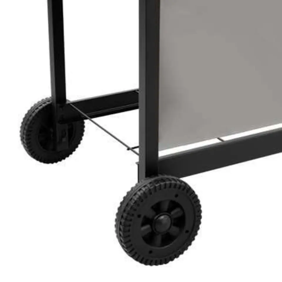 vidaXL - Gasbarbecue-grill - Zilver - Staal