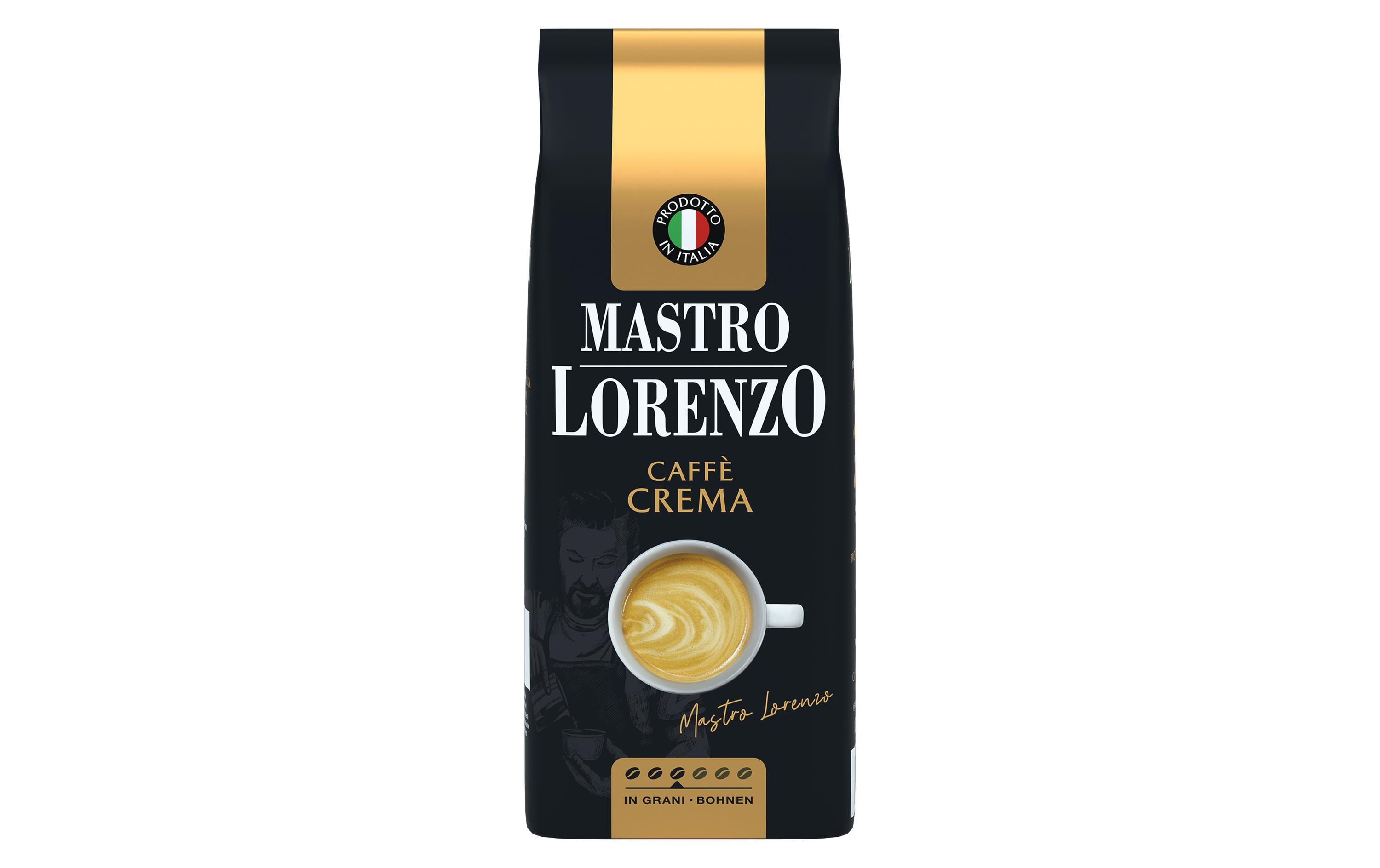 Kaffeebohnen Crema 1 kgMastro Lorenzo Kaffeebohnen Crema