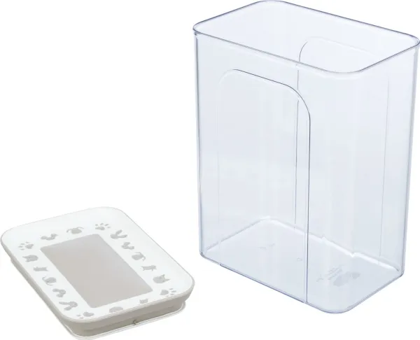 TRIXIE 24669, Madopbevaringskrukke til kæledyr, Plast, Transparent, Monokromatisk, Fritstående, 2,2 L