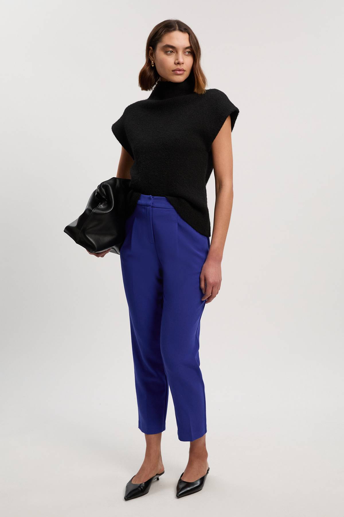 KarenMillen Pantalon Tailleur Compact Essential Coupe Slim