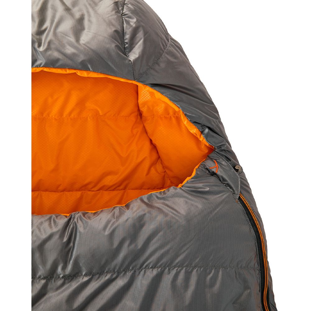 Nordisk PHANTOM 220 - Sac de couchage 235cm smoked pearl/orange