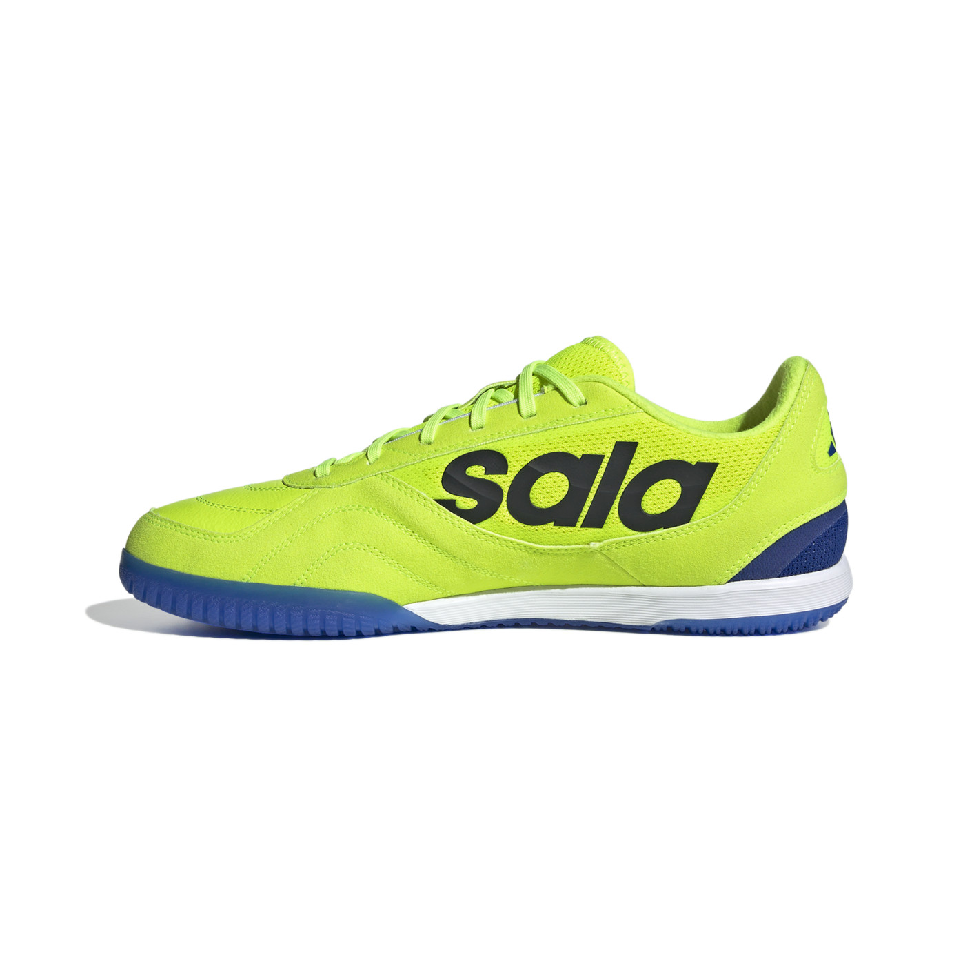 Adidas Top Sala Competition II Zaalvoetbalschoenen (IN) Neongeel Zwart Blauw