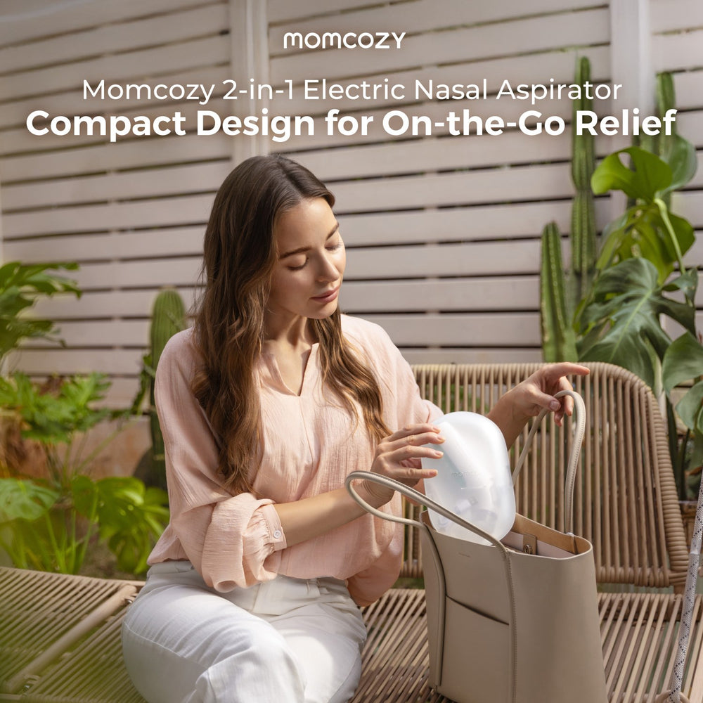 Køb Momcozy BreezyClear™ 2-i-1 Spray & Suction Electric Nasal