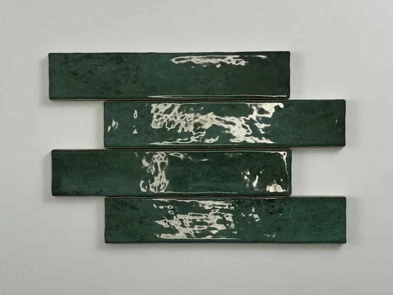 Jabo Kalon wandtegel groen 5x25cm glans