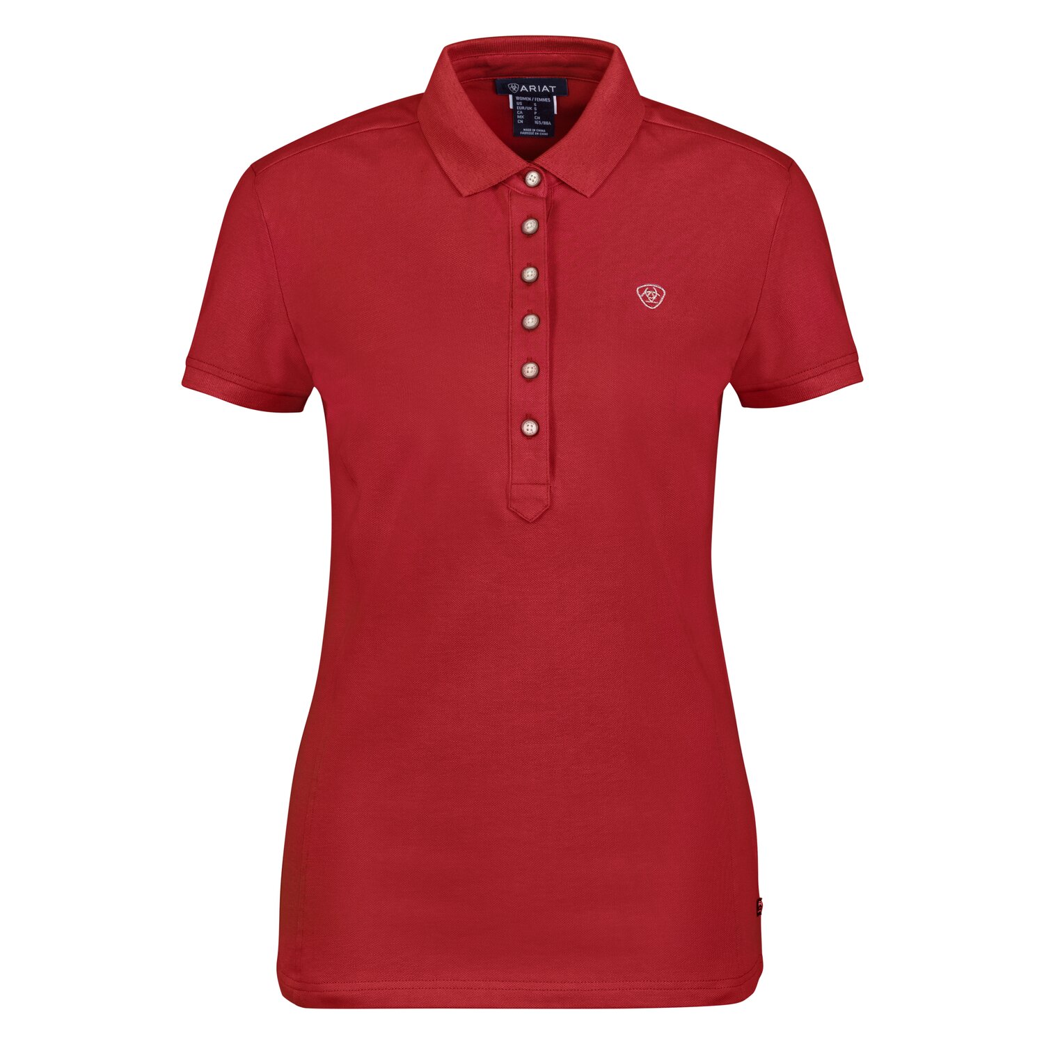 ARIAT Poloshirt Prix  - tomato