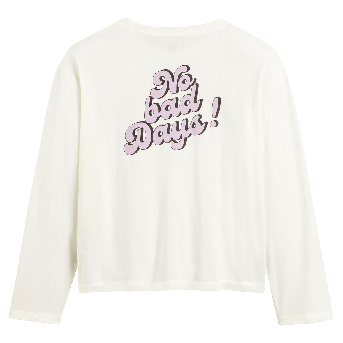 COLEÇÕES LA REDOUTE<br>Pijama com texto, calças xadrez