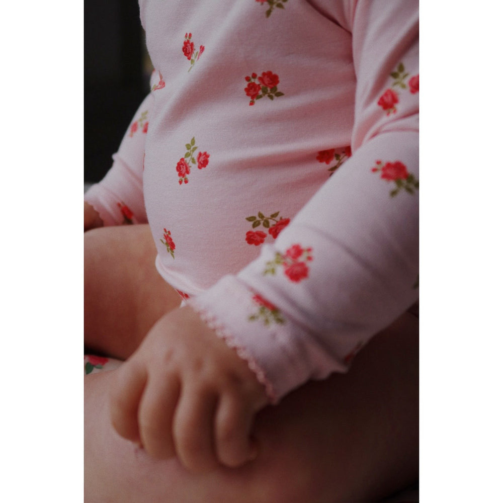 Køb Konges Sløjd Rosa Pink Basic Ls Body GOTS