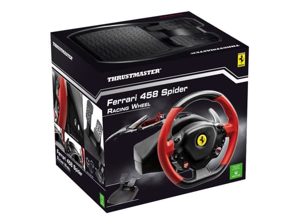 Thrustmaster Ferrari 458 Spider - Hjul- og pedalsett - kablet - for Microsoft Xbox One