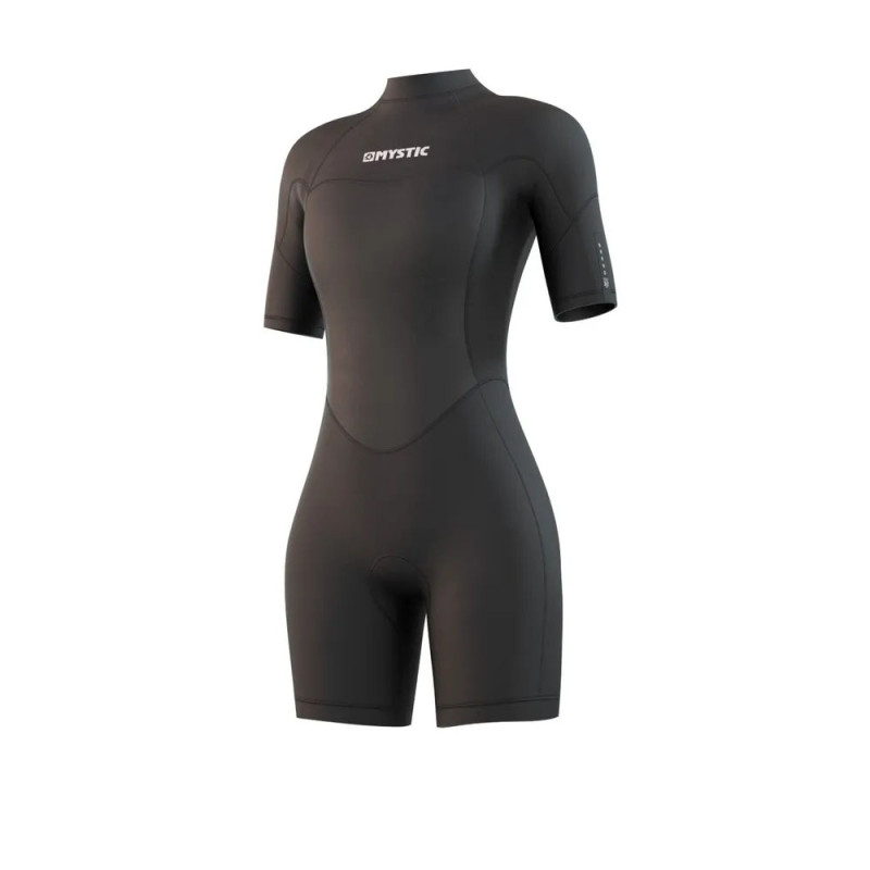 SHORTY MYSTIC BRAND 3/2 BACKZIP FEMME NOIR