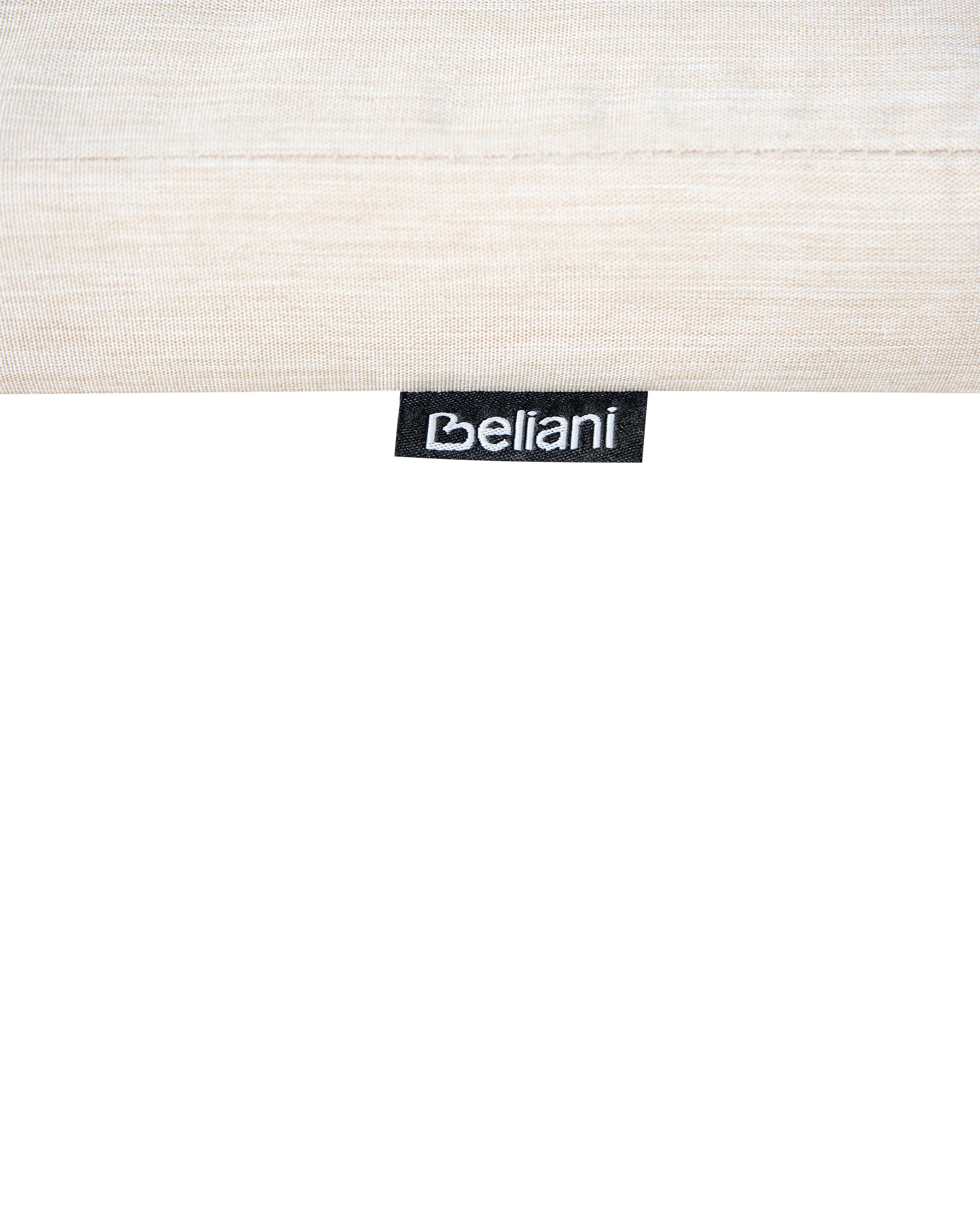 Set van 2 stoelen met zitkussen AMANTEA PREMIUM Acaciahout Lichtbeige