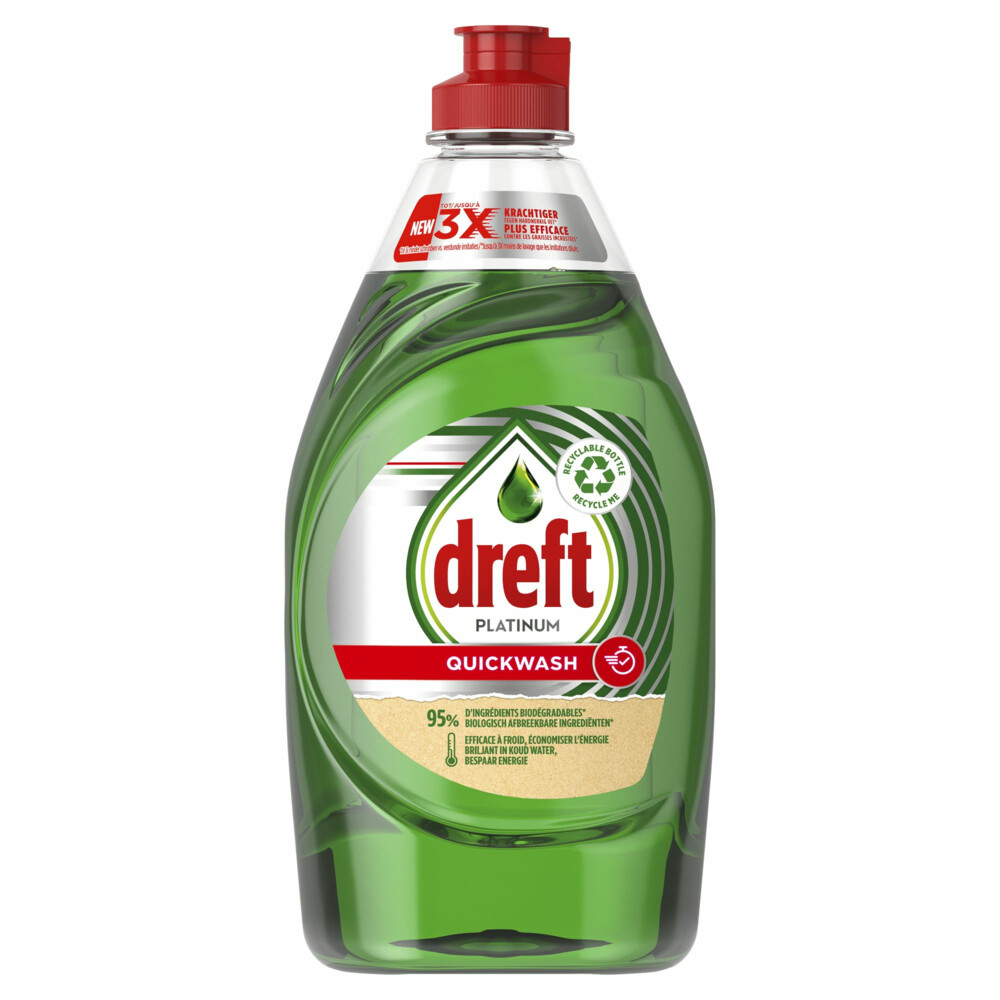 Dreft Platinum Quickwash Afwasmiddel Original430 ml