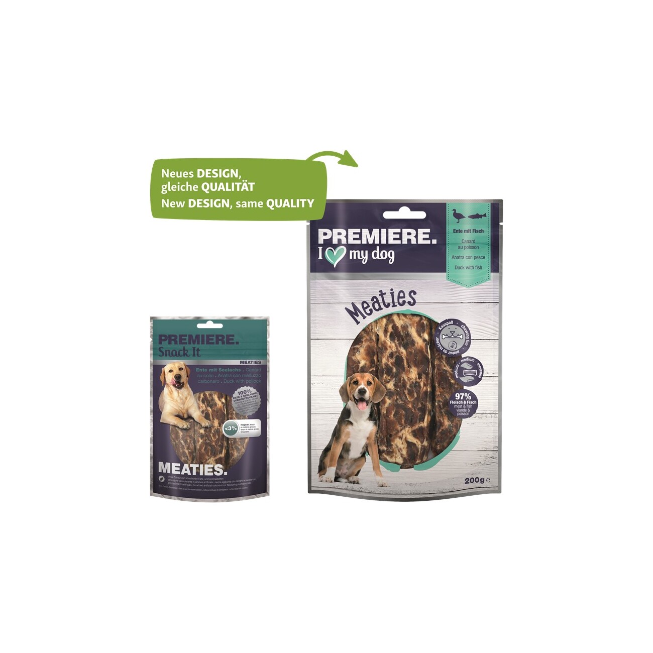 PREMIERE Meaties Ente mit Fisch 200g