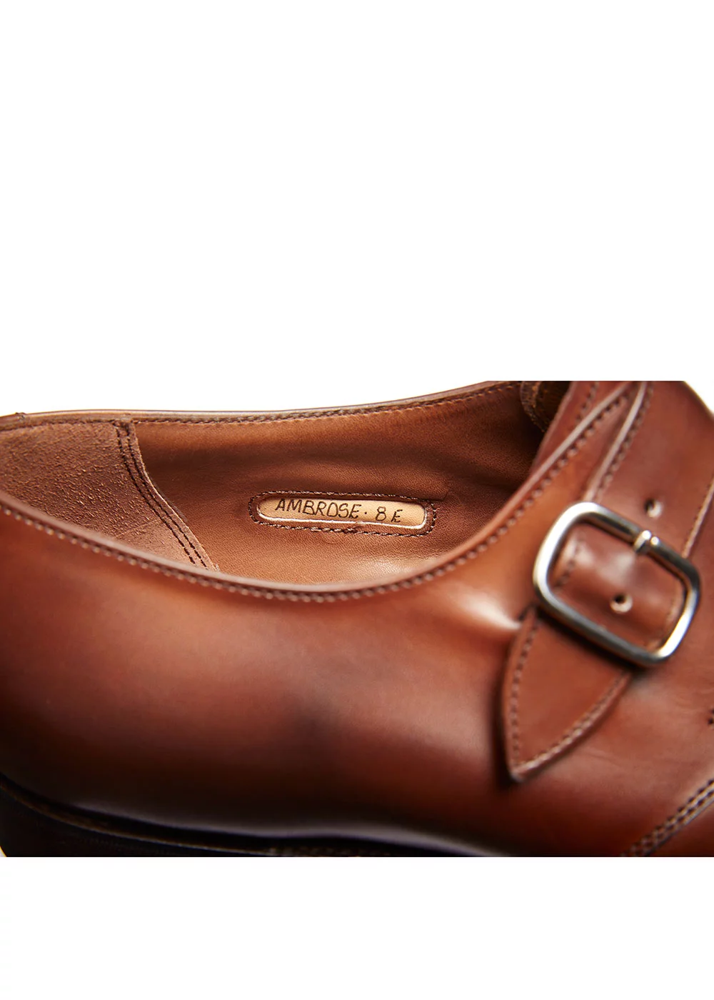 BOUCLE AMBROSE VEAU MARRON