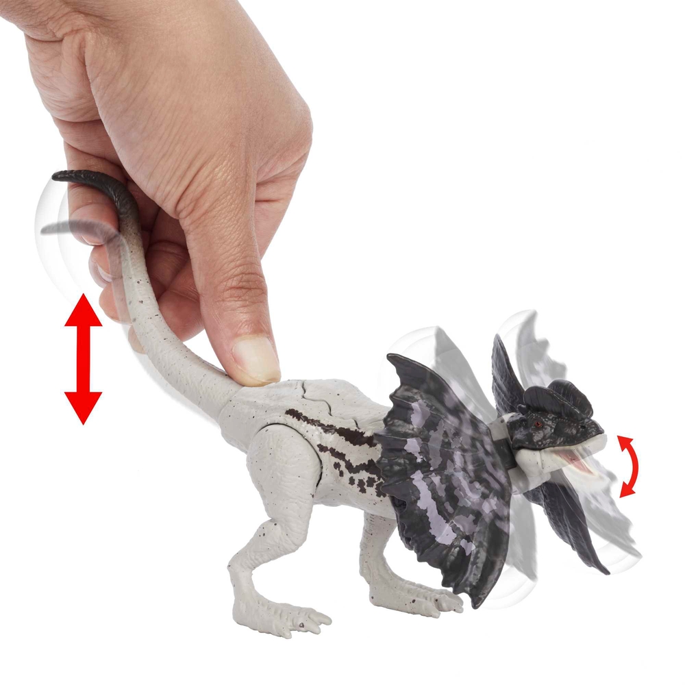 Jurassic World Strike Attack Dilophosaurus Dinosaurierfigur