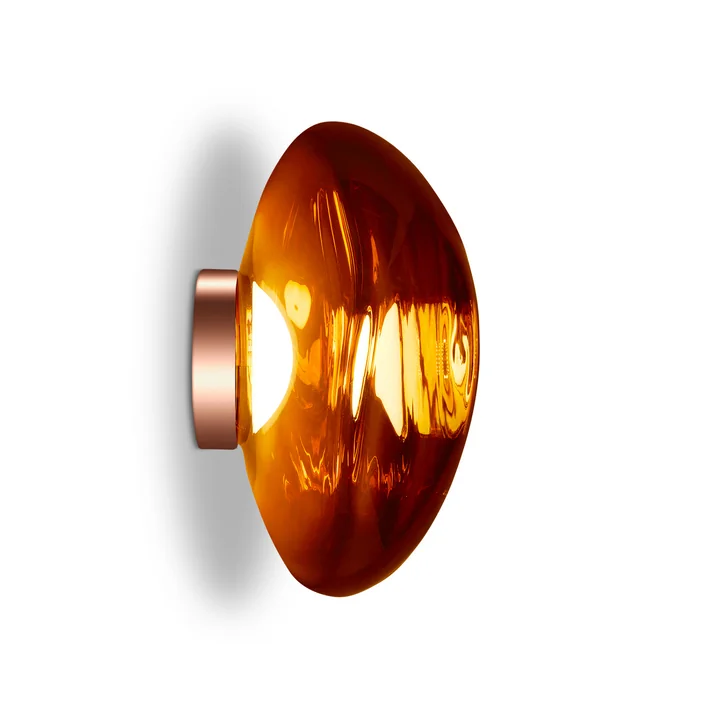 Tom Dixon - Melt LED Wandleuchte / Deckenleuchte, Mini, 30 x 25 cm, gold