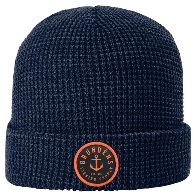Bonnet Homme Grundéns Waffle Beanie Navy - Bleu