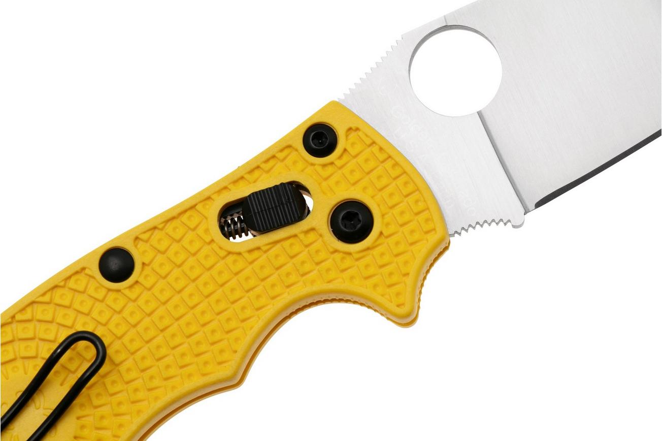 Spyderco Manix 2 Salt MagnaCut C101PYL2 Yellow FRN, zakmes