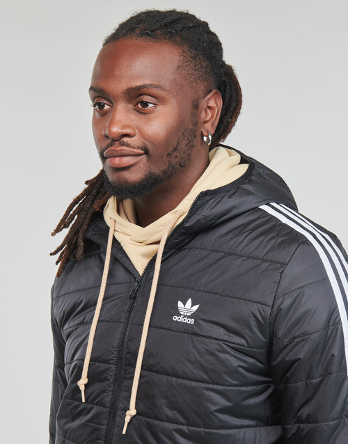adidas Originals - PAD HOODED PUFF - Noir