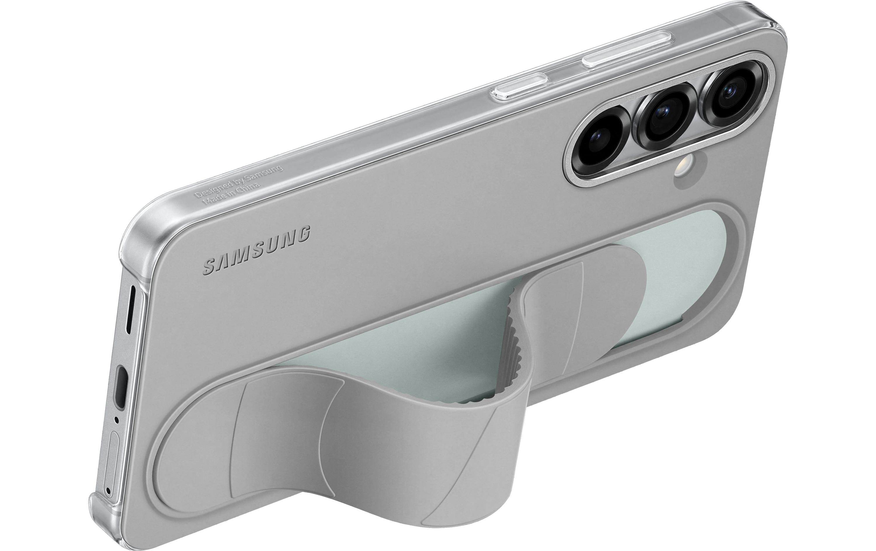 Back Cover Standing Grip Galaxy S25 GrauSchutzhülle für das Samsung Galaxy S25