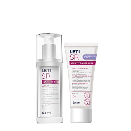 LETI SR Sérum Antivermelhidão 30ml   Fluido Antivermelhidão 40ml