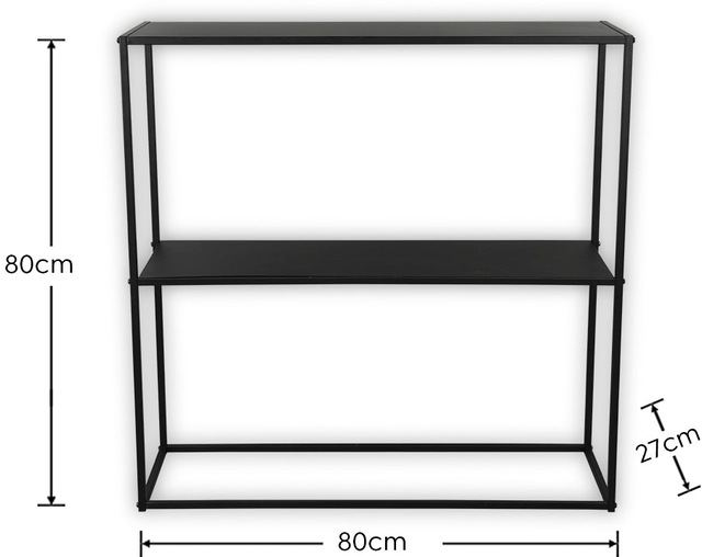 MIRRORS AND MORE Konsolentisch »ALEXIS« 6 Stk. tlg. schwarzes Metallgestell